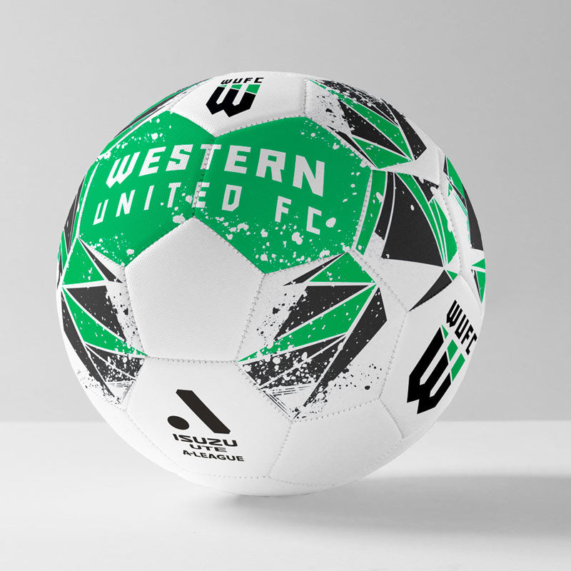 A-League Western United FC Size 5 Soccer Ball - Officially Licensed