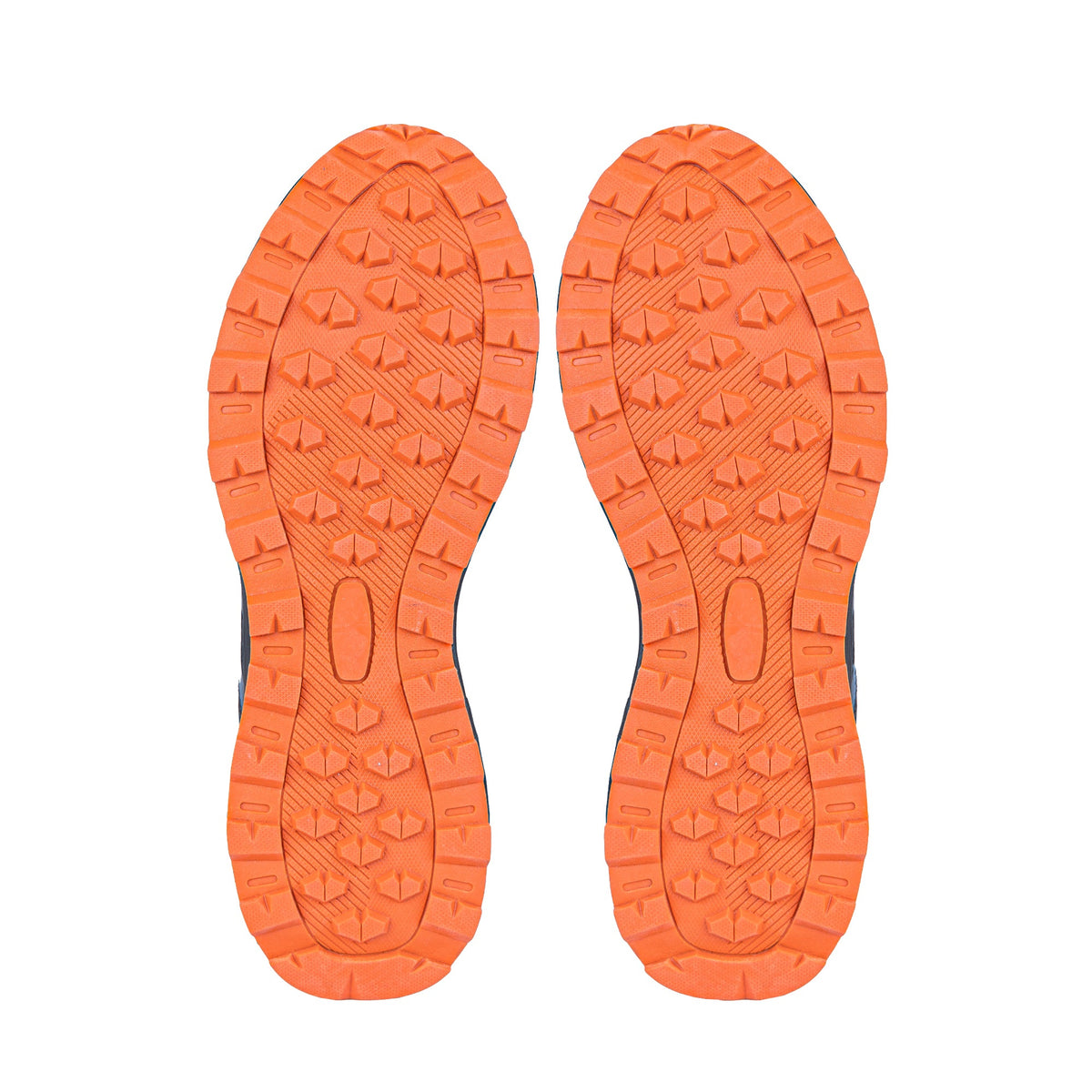 Sfida Alpine Mens Trail Shoes - Black/Orange (Trail Running/Hiking Shoes)