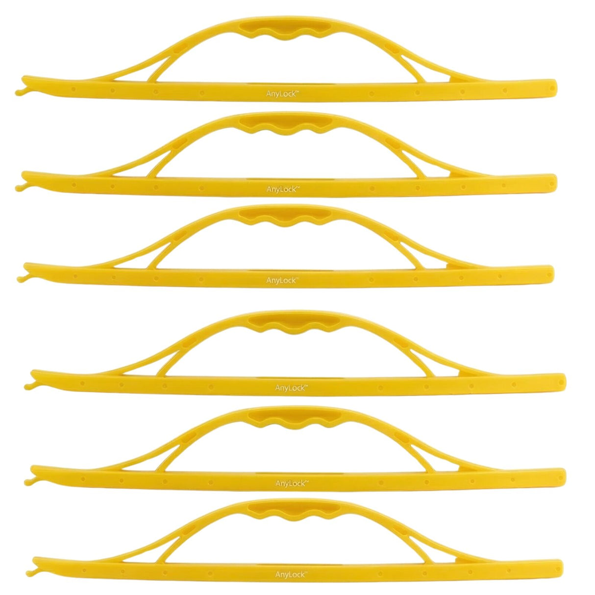 6x ANYLOCK 435mm Large Handle Sealing Rod Bulk Pack - Reusable Clip Lock Sealers