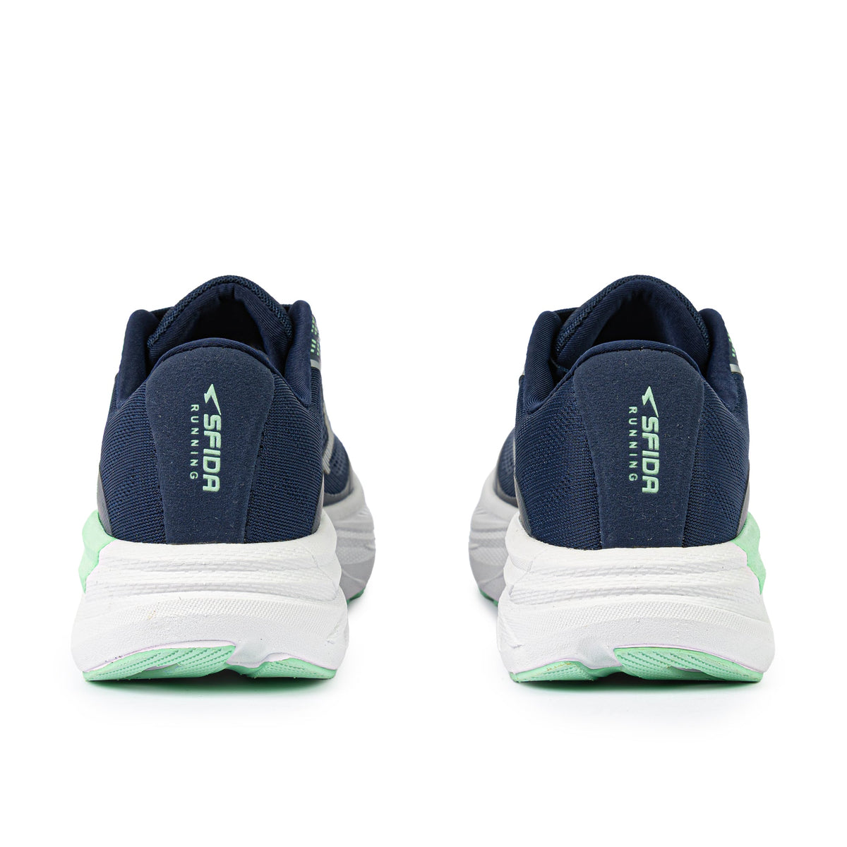 Sfida Arcana Womens Runners - Navy/Mint (Running Shoes/Sneakers)