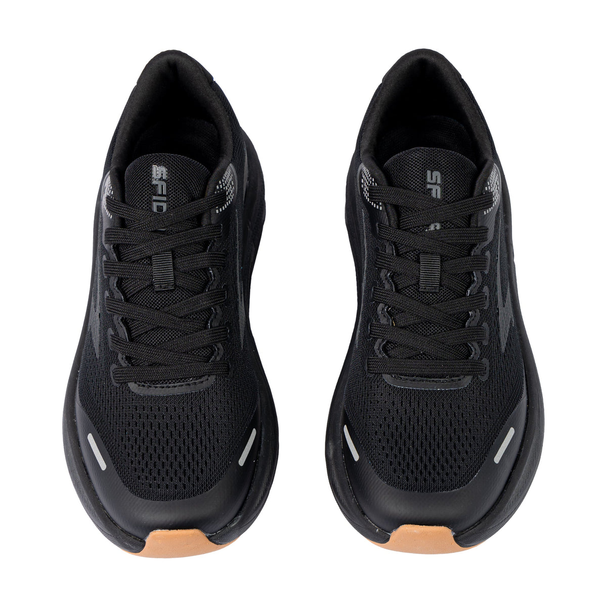 Sfida Arcana Mens Runners - Black/Tan (Running Shoes/Sneakers)