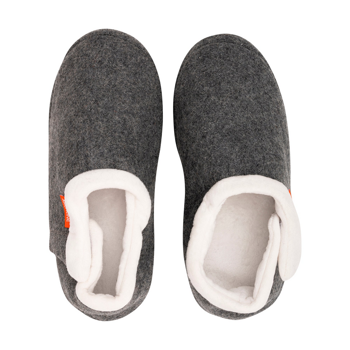 ARCHLINE Orthotic Slippers CLOSED Arch Scuffs Orthopedic Moccasins Shoes in Grey Marle