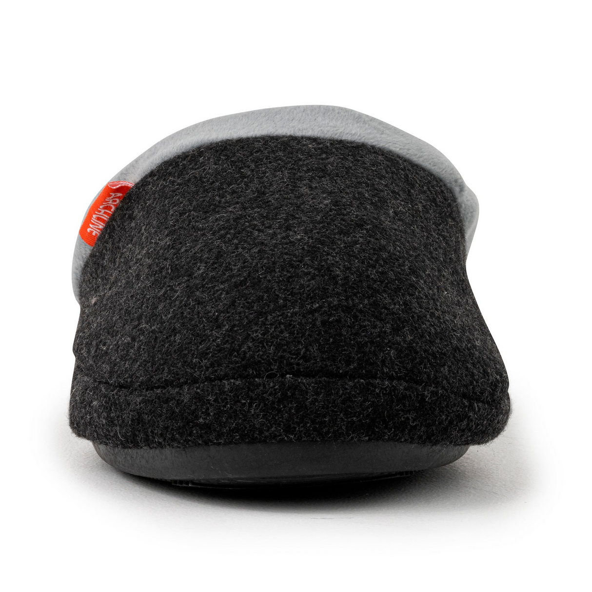 ARCHLINE Orthotic Slippers Slip On Arch Scuffs Orthopedic Moccasins in Charcoal Marle