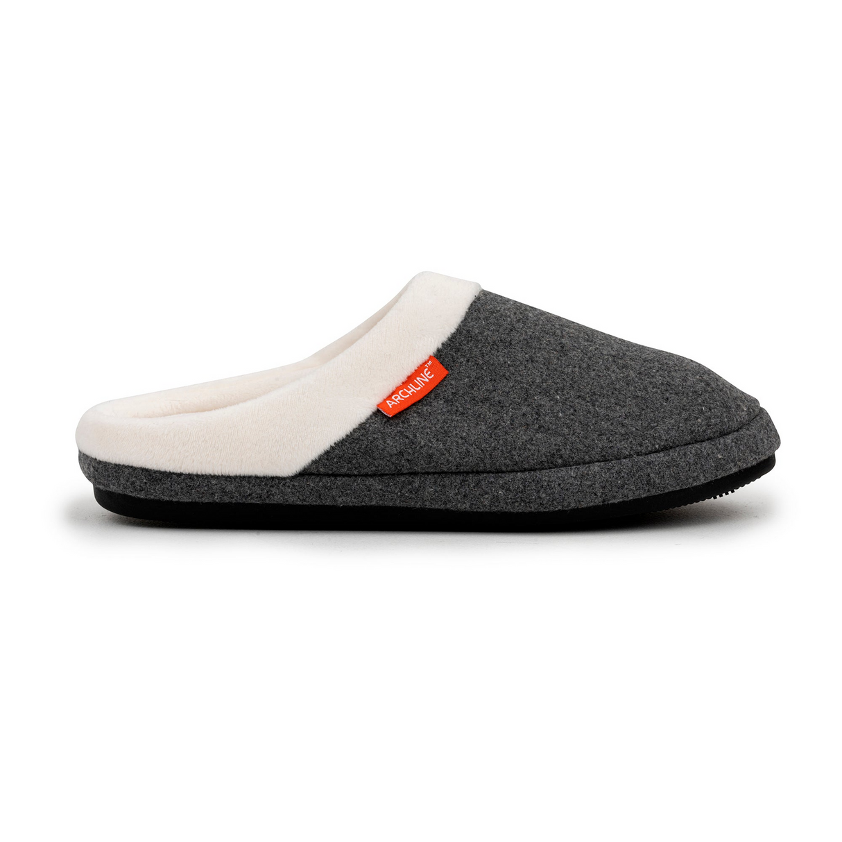 ARCHLINE Orthotic Slippers Slip On Arch Scuffs Orthopedic Moccasins in Grey Marle