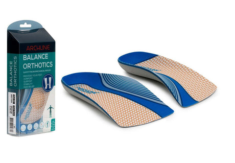 ARCHLINE 3/4 Slim Orthotics Plantar Fasciitis Insoles Balance Support Relief