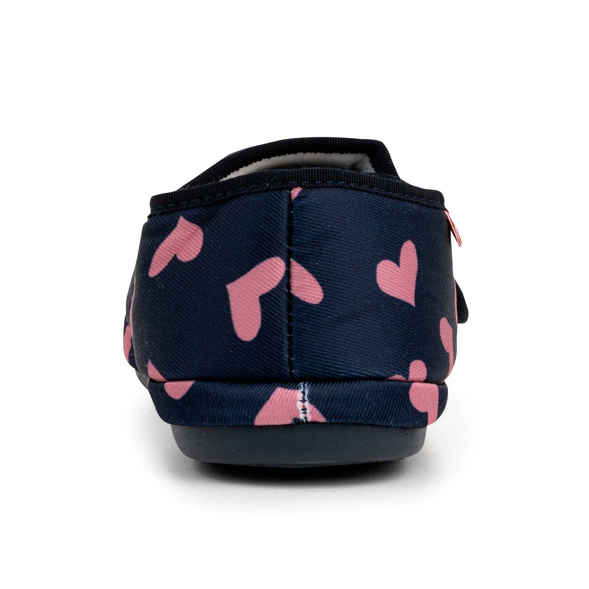 ARCHLINE Orthotic Plus Slippers Closed Scuffs Pain Relief Moccasins - Navy Hearts