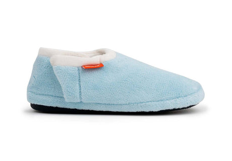 ARCHLINE Orthotic Slippers Closed Scuffs Pain Relief Moccasins - Sky Blue