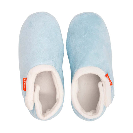 ARCHLINE Orthotic Slippers Closed Scuffs Pain Relief Moccasins - Sky Blue