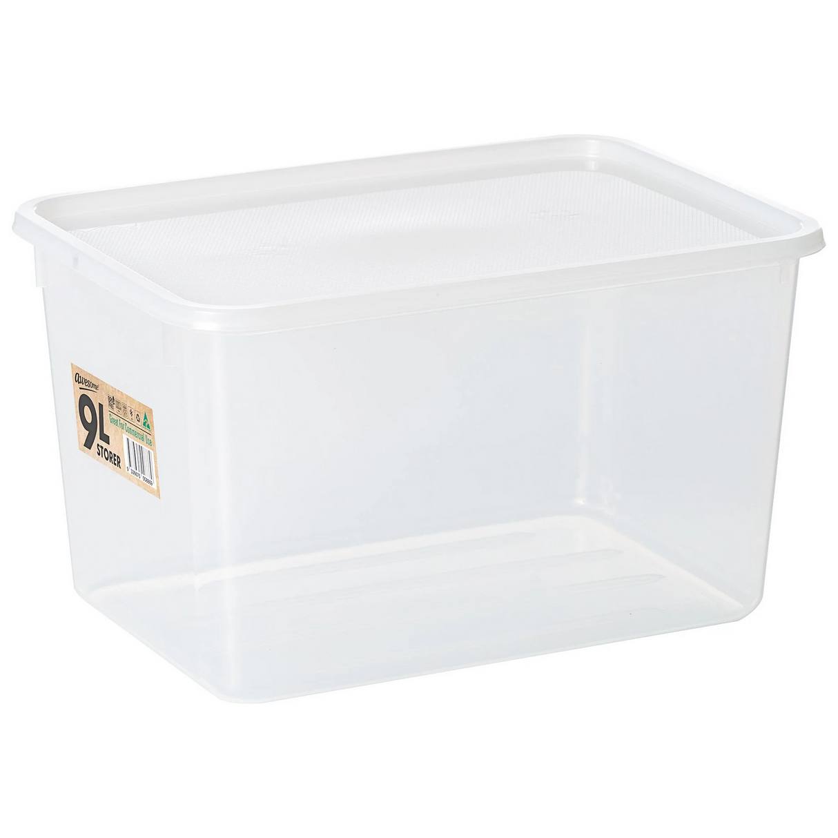 11x 9 Litre Food/Storer Storage Containers w/ Lids Bulk Lot 31x22x18cm - Made in Australia