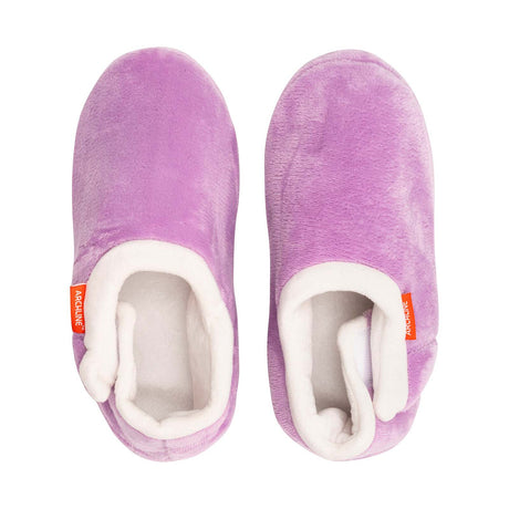 ARCHLINE Orthotic Slippers CLOSED Arch Scuffs Pain Relief Moccasins - Lilac