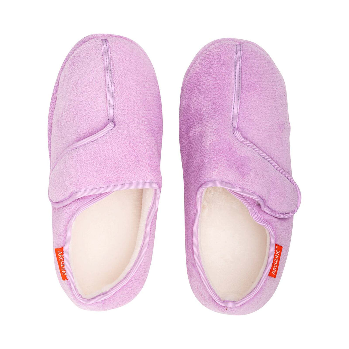 ARCHLINE Orthotic Plus Slippers Closed Scuffs Pain Relief Moccasins - Lilac