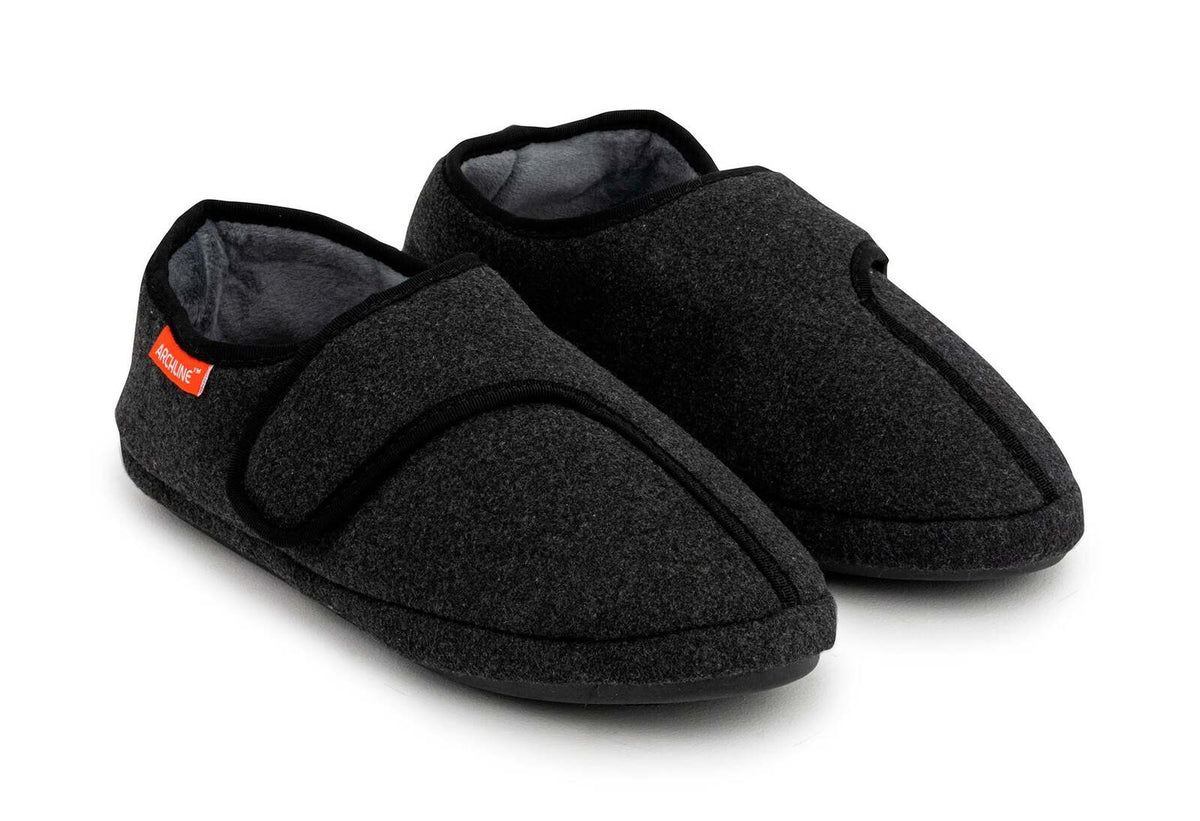 ARCHLINE Orthotic Plus Slippers Closed Scuffs Pain Relief