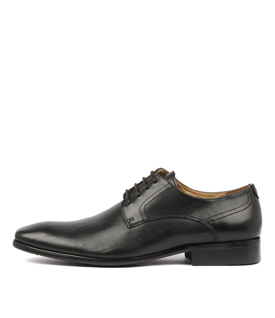 Massa Leather Derby Dress Lace Up Shoes Wedding Business Formal in Black