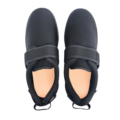 Axign Stretch Walker Diabetic Stretch w/ Orthotic Walking Shoes in Black