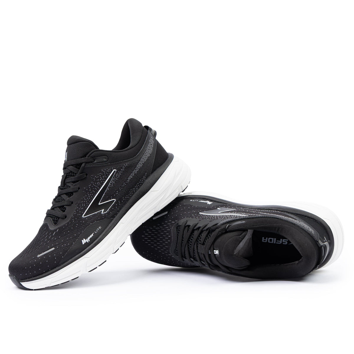 Sfida Axion Womens Runners - Black/White (Running Shoes/Sneakers)