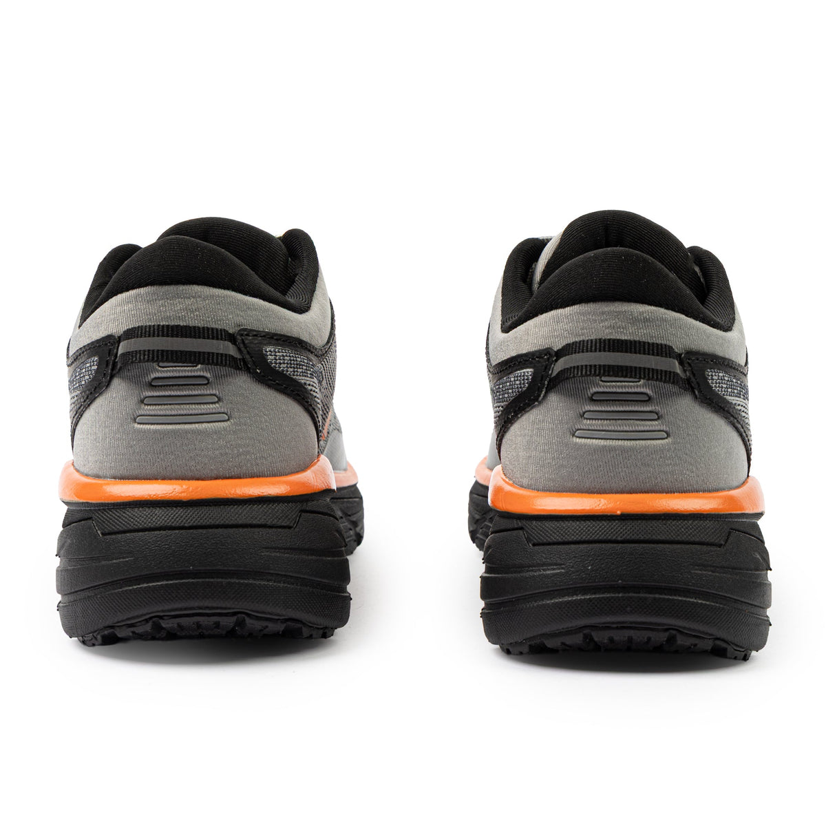 Sfida Axion Boys Lace Up Runners - Grey/Black/Orange (Kids Sneakers/Shoes)