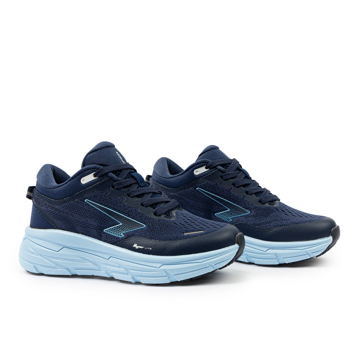 Sfida Axion Boys Lace Up Runners - Navy/Sky (Kids Sneakers/Shoes)