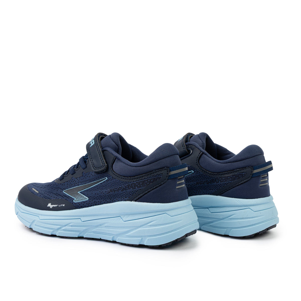 Sfida Axion Boys V Strap Runners - Navy/Sky (Kids Sneakers/Shoes)