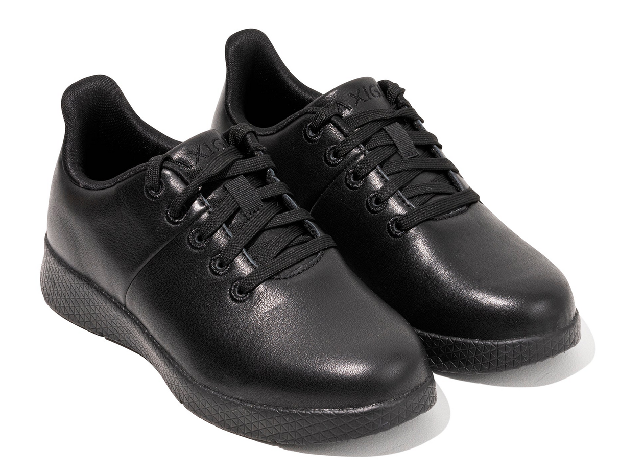 Axign Action Unisex Lightweight Work Orthotic Shoes w/ Insole Included in Black