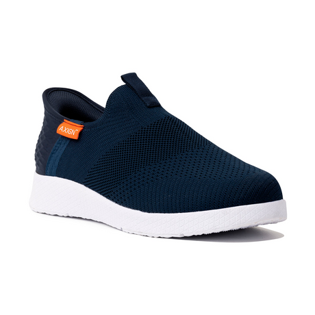 Axign Slipstream Lightweight Slip-On Orthotic Shoes Everyday Sneakers in Navy
