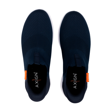 Axign Slipstream Lightweight Slip-On Orthotic Shoes Everyday Sneakers in Navy