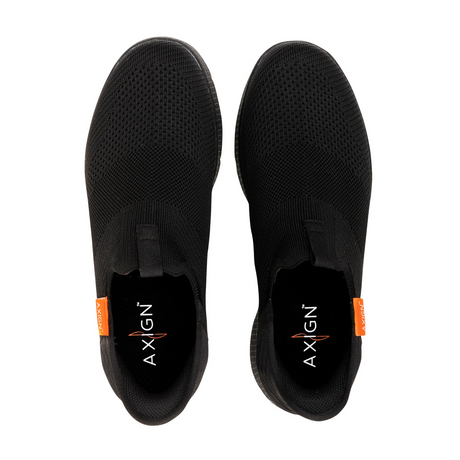 Axign Slipstream Lightweight Slip-On Orthotic Shoes Everyday Sneakers in Black