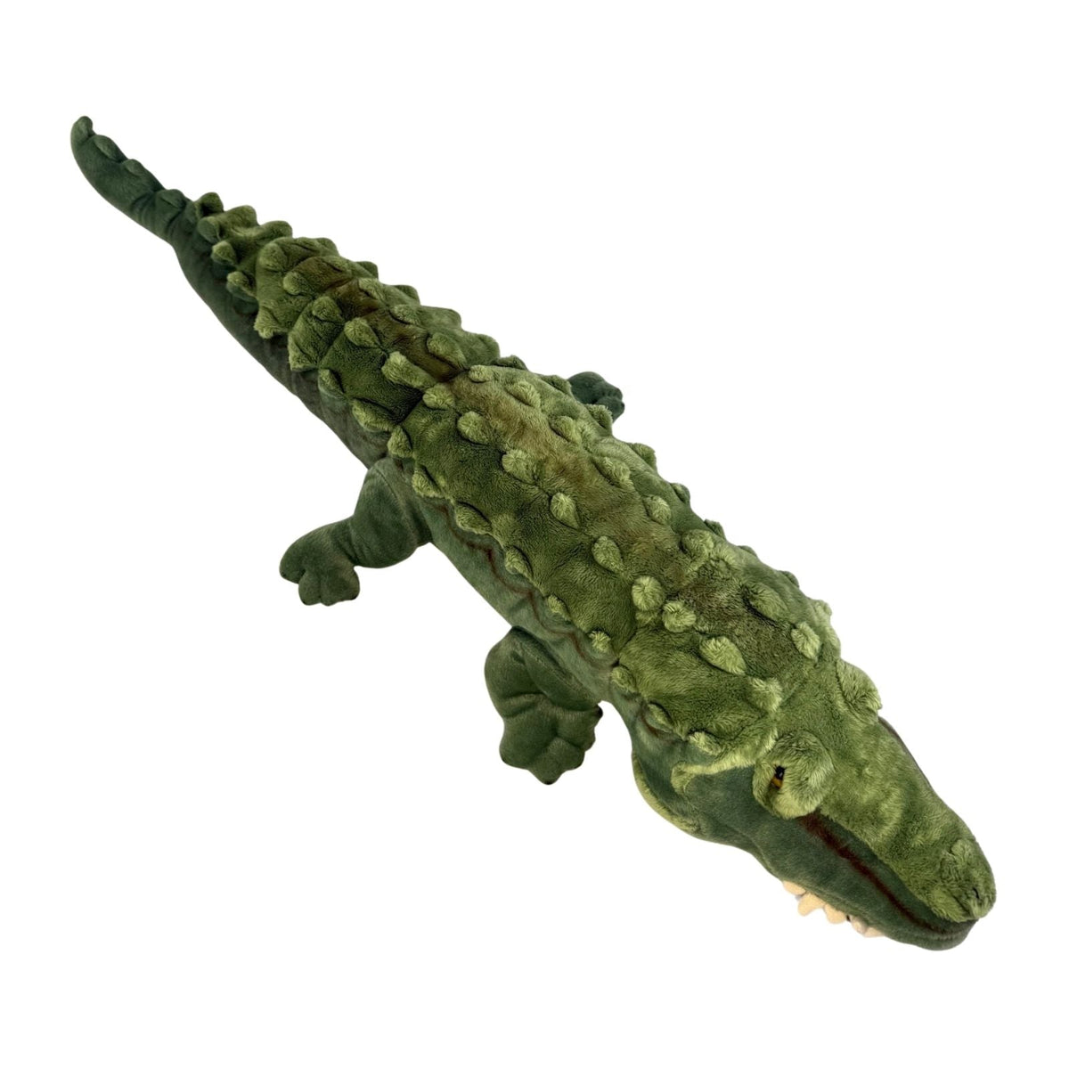 Bocchetta Agro 80cm Crocodile Plush Toy - Green (Australian Stuffed Animal Souvenir Gift)