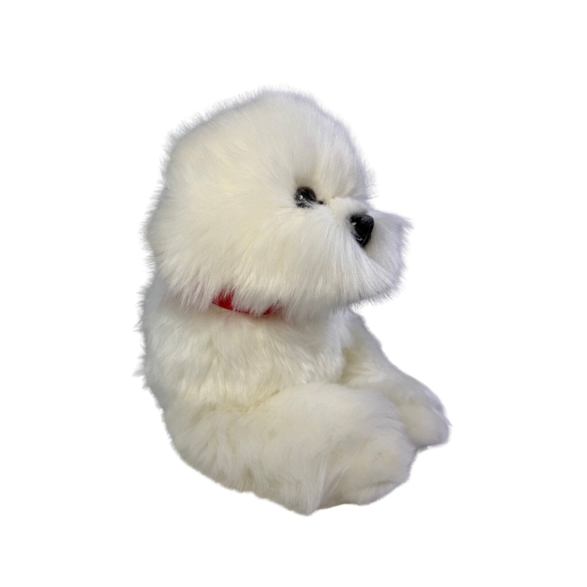 Bocchetta Annabelle 38cm Lying Bichon Frise Plush Toy (Realistic Stuffed Animal Dog Gift)