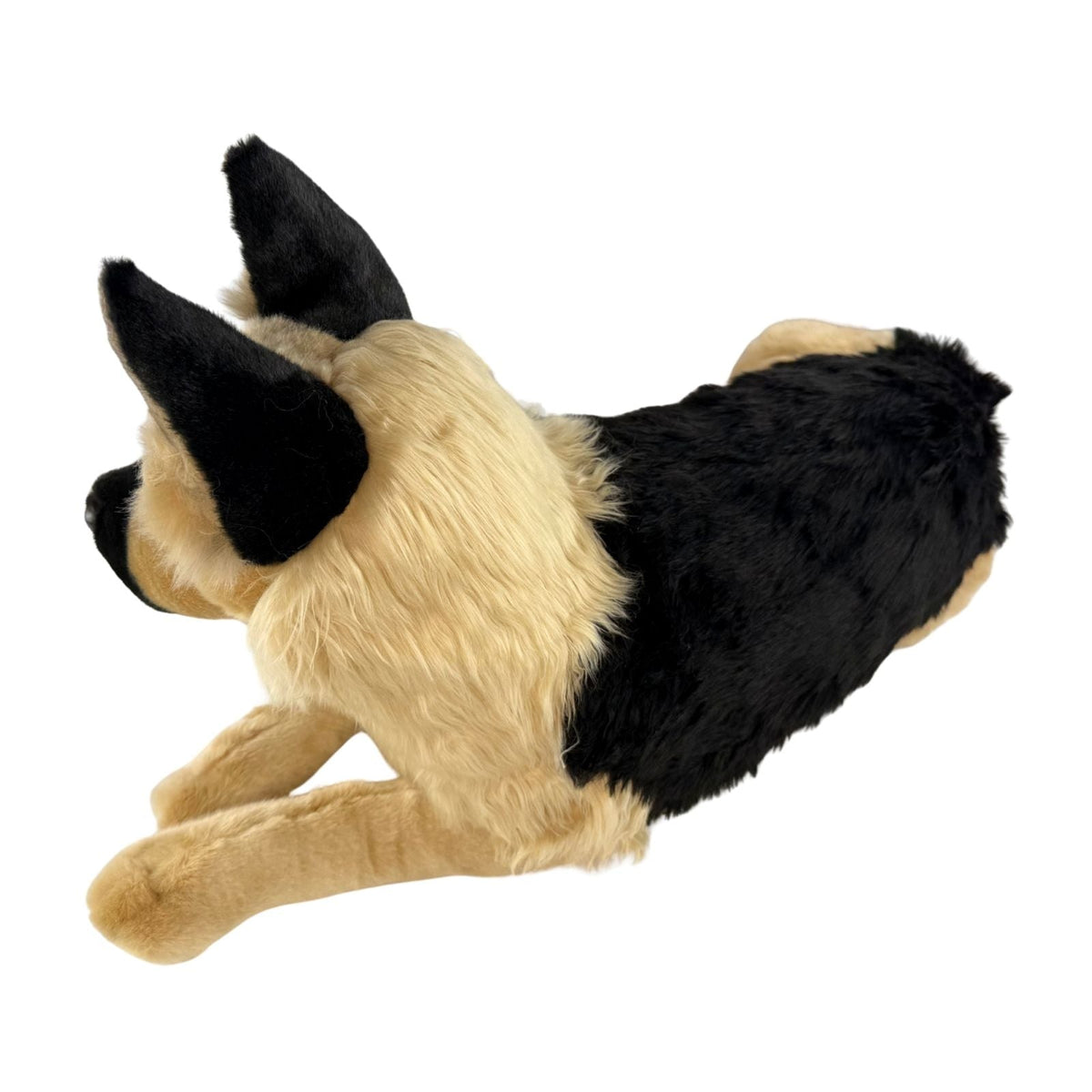Bocchetta Apollo 64cm German Shepherd with Satin Pocket Plush Toy (Realistic Stuffed Animal Dog Gift)