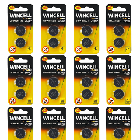 24x Wincell CR2032 Lithium Ultra Long Life Batteries 3 Volts