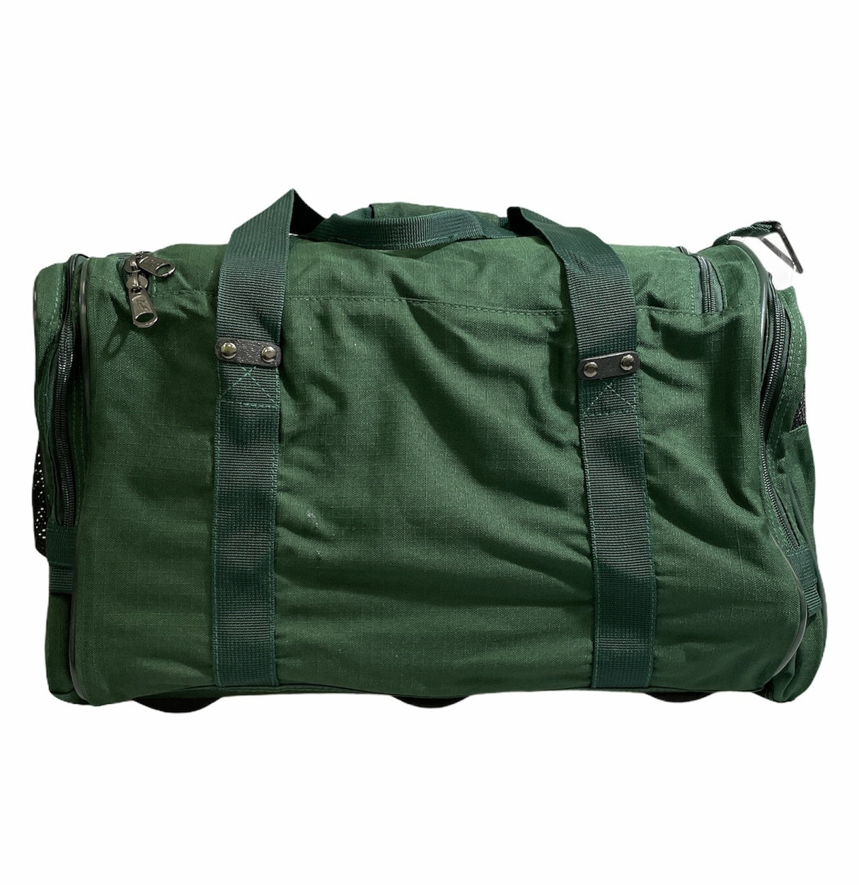 44L Leuts Foldable Duffle Sports Bag w/ D-Zip - Bottle Green (School/Gym/Travel Duffel)