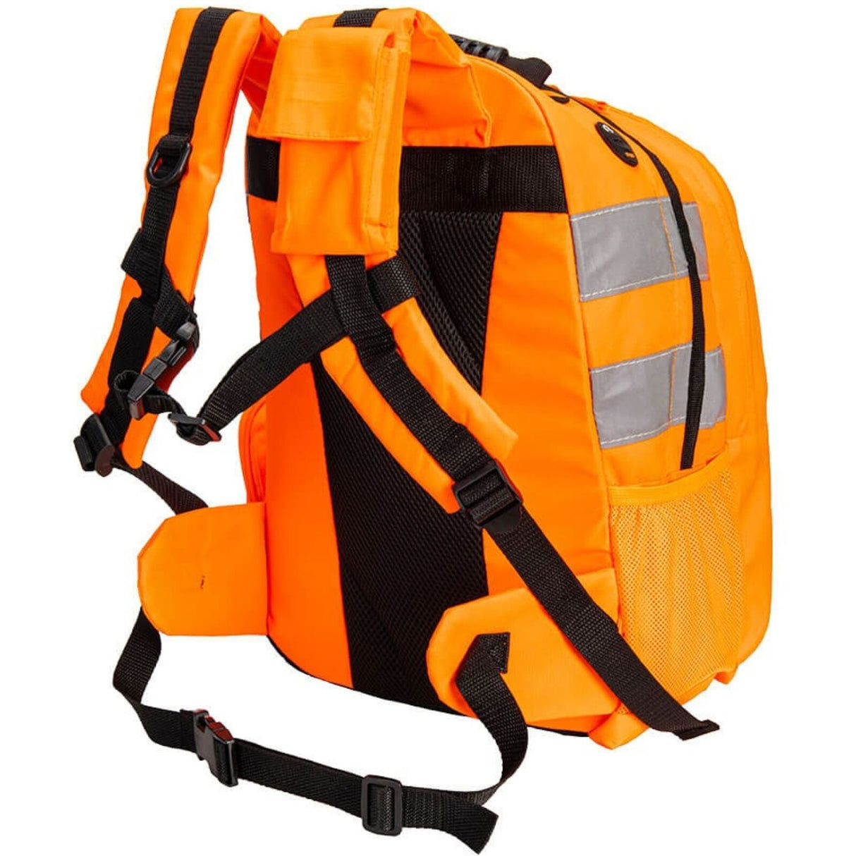 25L Hi Vis Backpack Rucksack High Visibility Work Bag in Orange
