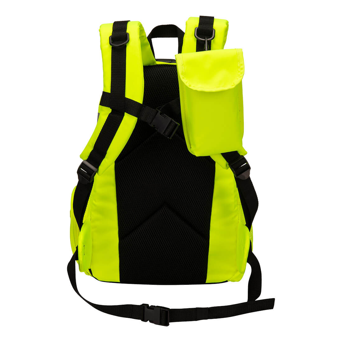 Portwest 25L Hi Vis Yellow Backpack - High Visibility Work Rucksack