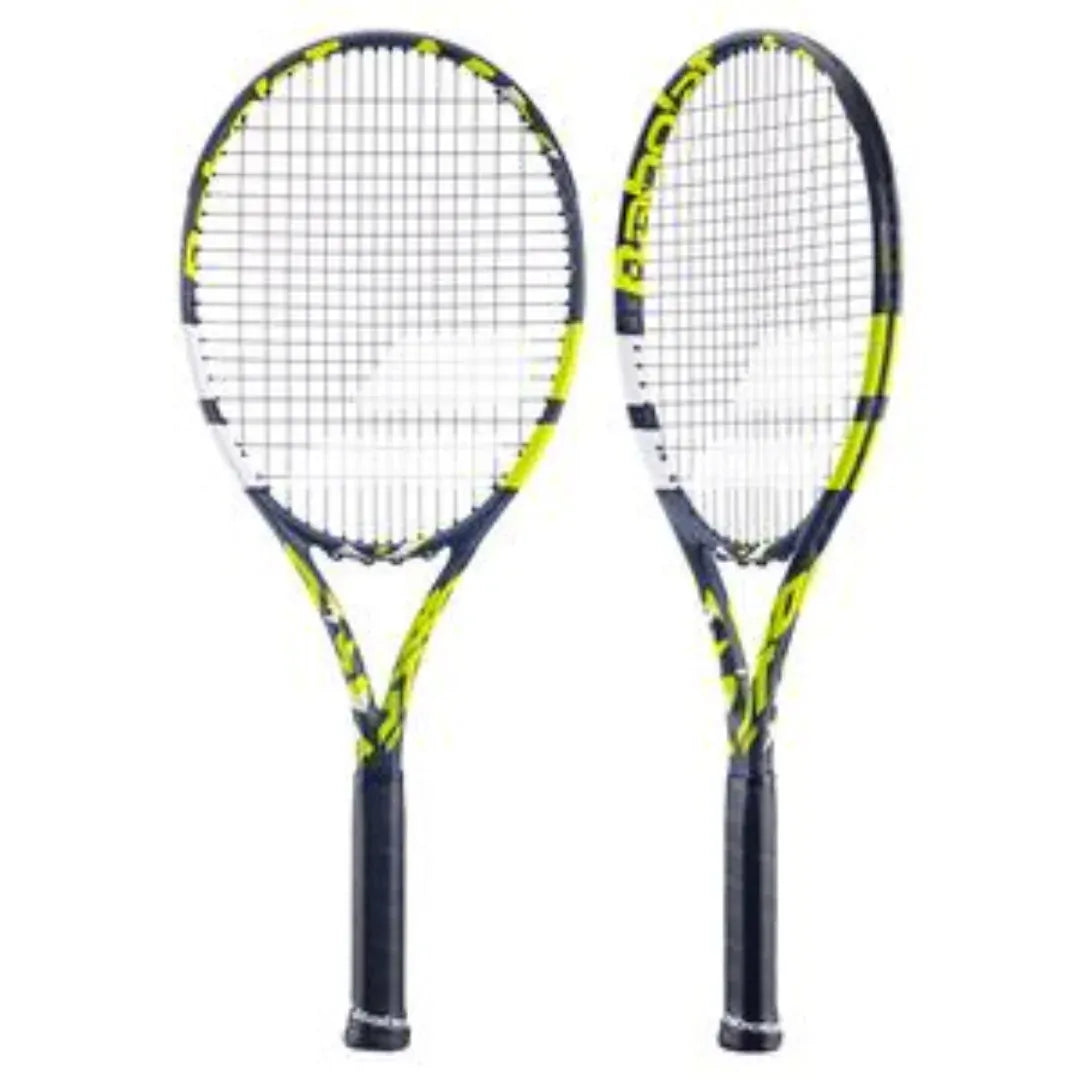 Babolat Boost Aero Tennis Racquet in Grey/Yellow/White - Strung