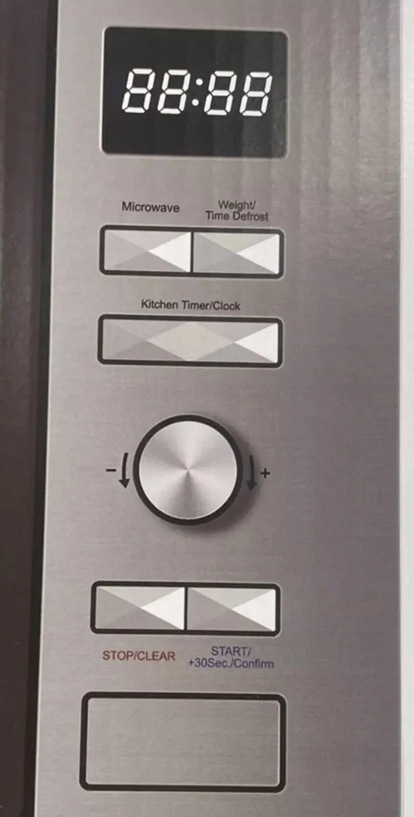 Baumatic Built-In Stainless Steel Microwave 28 Litre 900W - BAM28TK-2