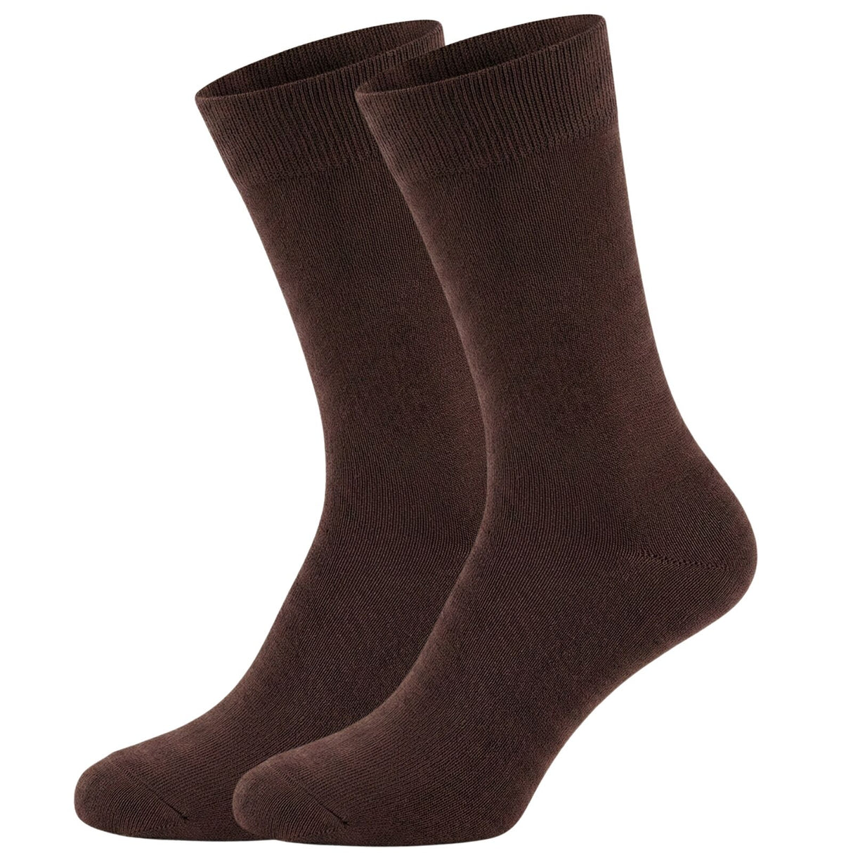 Formalaties Mens Premium Bamboo Socks - Brown (Size 7-11)