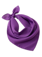 Plain Bandana 100% COTTON Head Wrap Durag Bandanna Summer Biker Scarf Mask - Purple