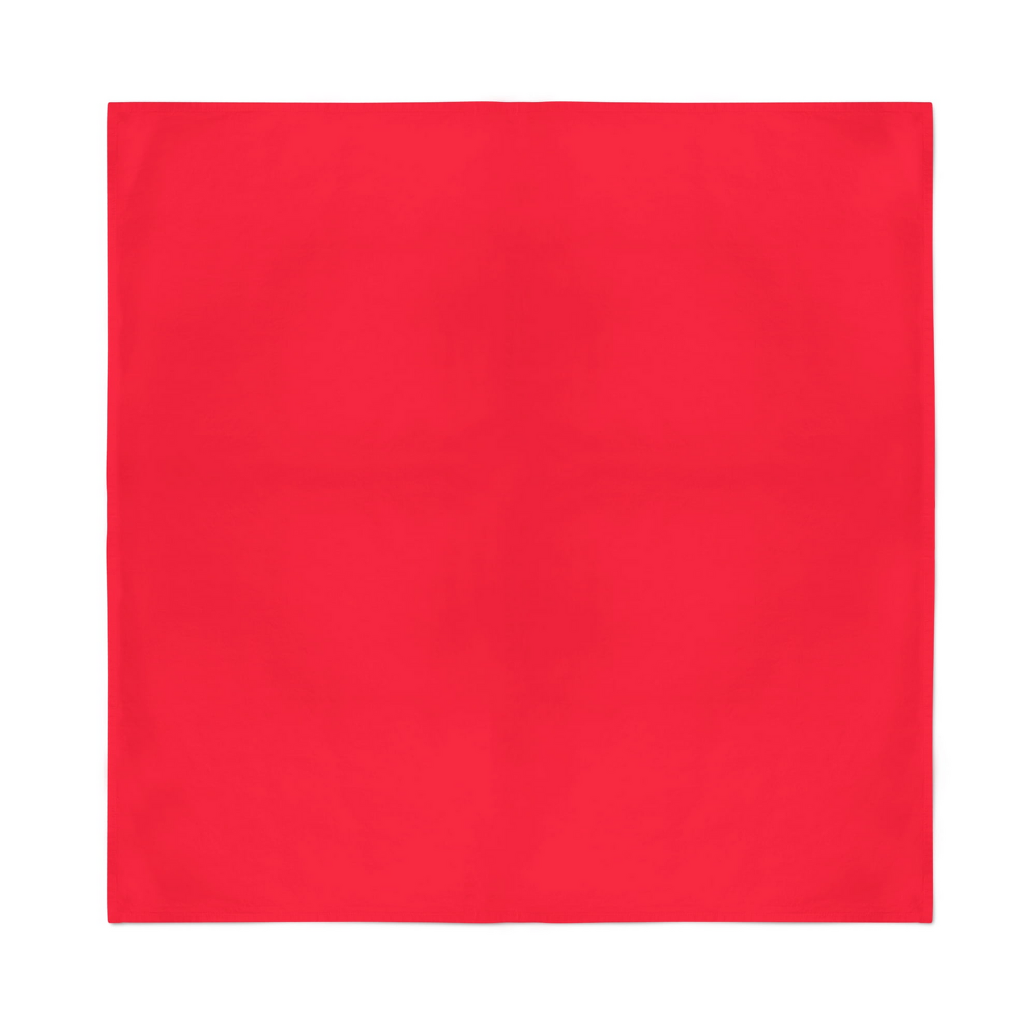 Plain Bandana 100% COTTON Head Wrap Durag Bandanna Summer Biker Scarf Mask - Red