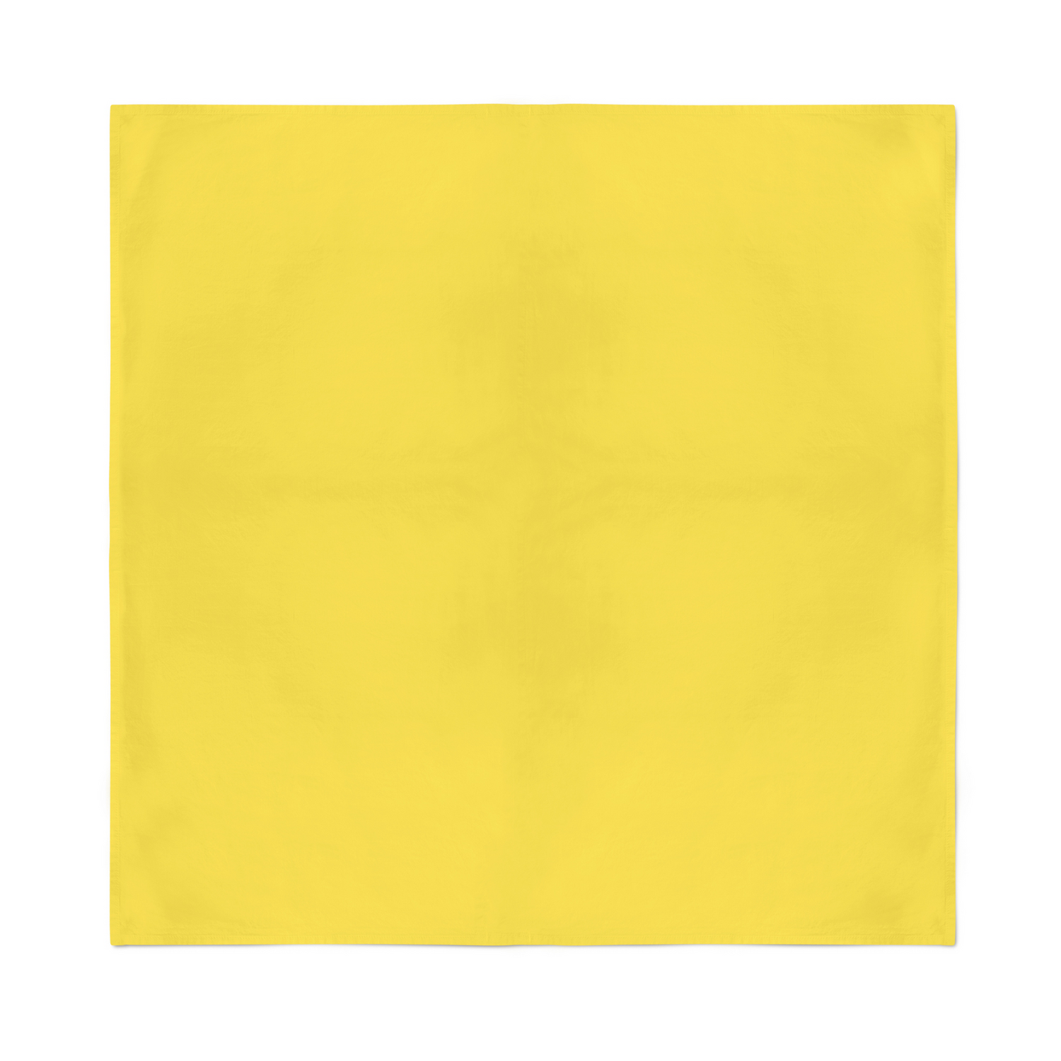 Plain Bandana 100% COTTON Head Wrap Durag Bandanna Summer Biker Scarf Mask - Yellow