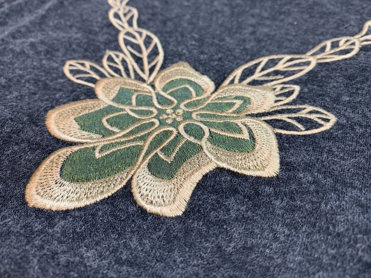 Ladies Merino Wool Blend Long Sleeve Thermal Spencer Top Thermals Underwear - Black