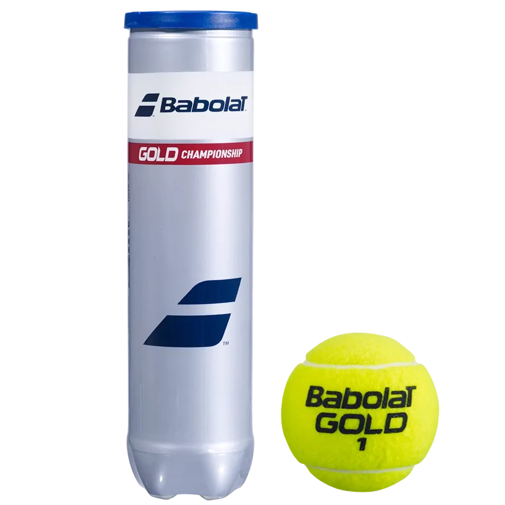 72x Babolat Gold Championship Tennis Balls Bulk Box (18 Cans of 4) - ITF & USTA Approved