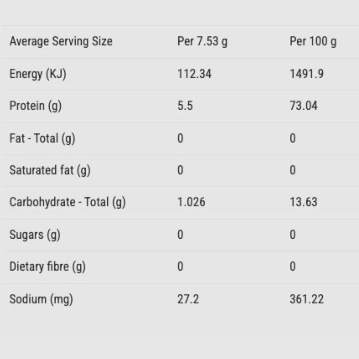 840g Pure BCAA Intra Workout 120 Serves Branch Chain Amino Acids Recovery in Peach Mango