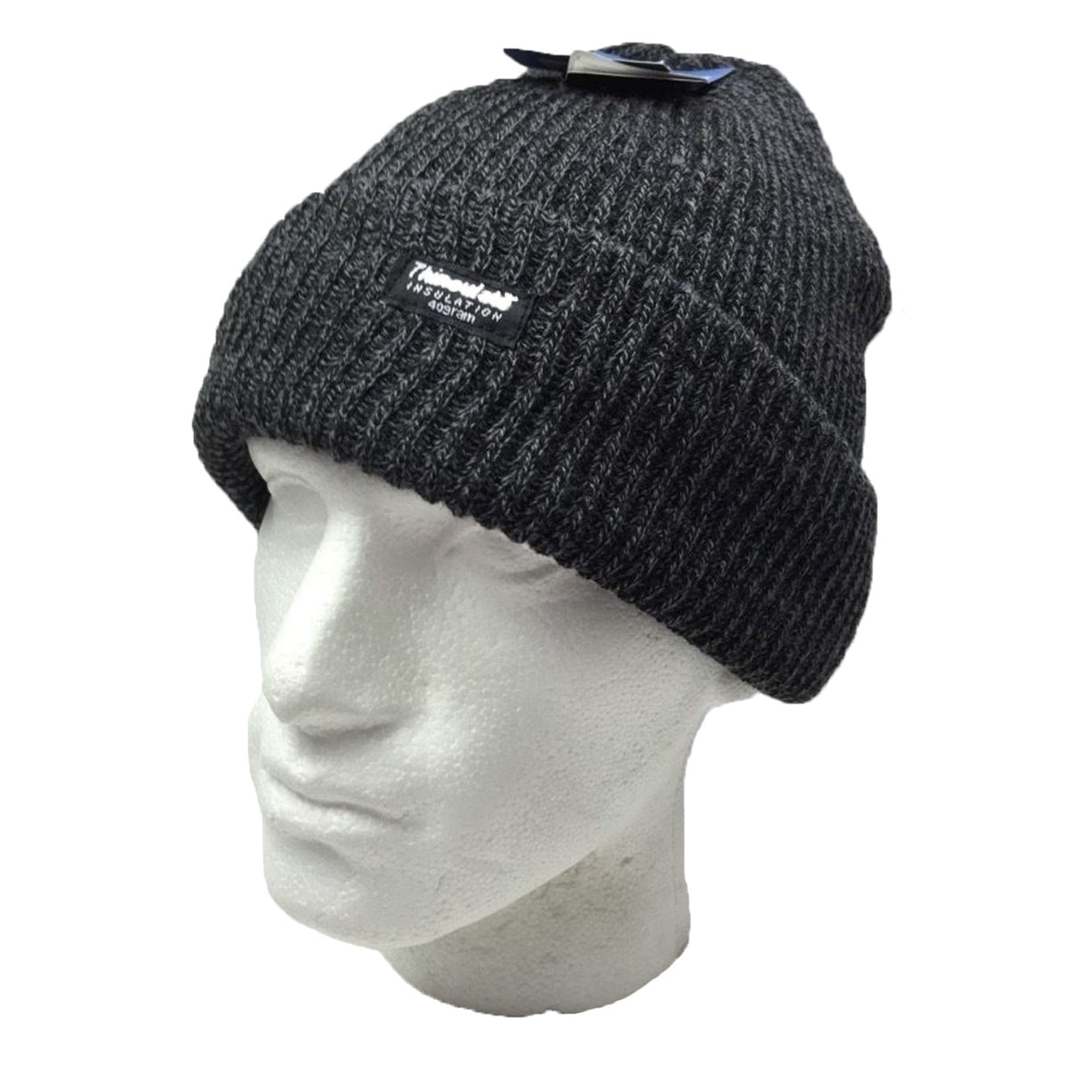 Dents Mens 2pc Winter Set - 3M Thinsulate Beanie Hat & Fingerless Knitted Gloves