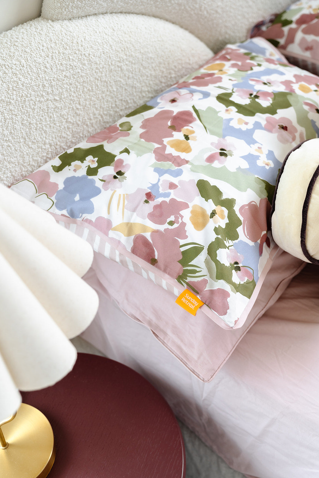 100% Cloud Cotton Duvet Quilt Cover Set w/ 2 Pillow Cases in Flora