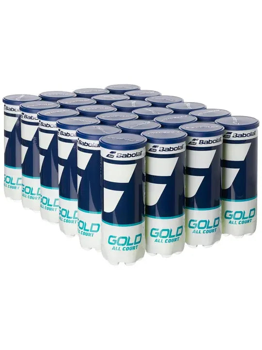 Babolat Gold All Court Tournament Tennis Balls - 72 Balls / 18 Cans (ITF & USTA Approved)