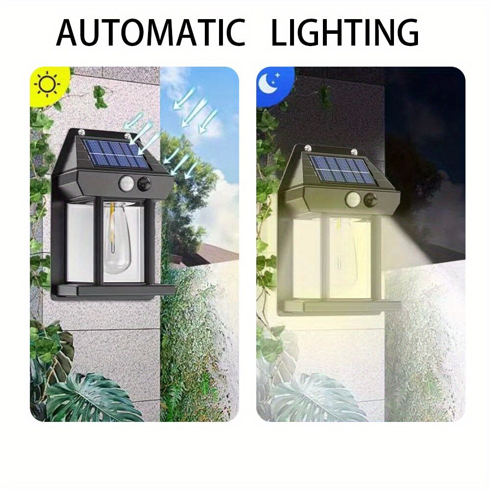 Solar Light Outdoor Motion Sensor Wall LED Waterproof Garden Yard Street Lamp