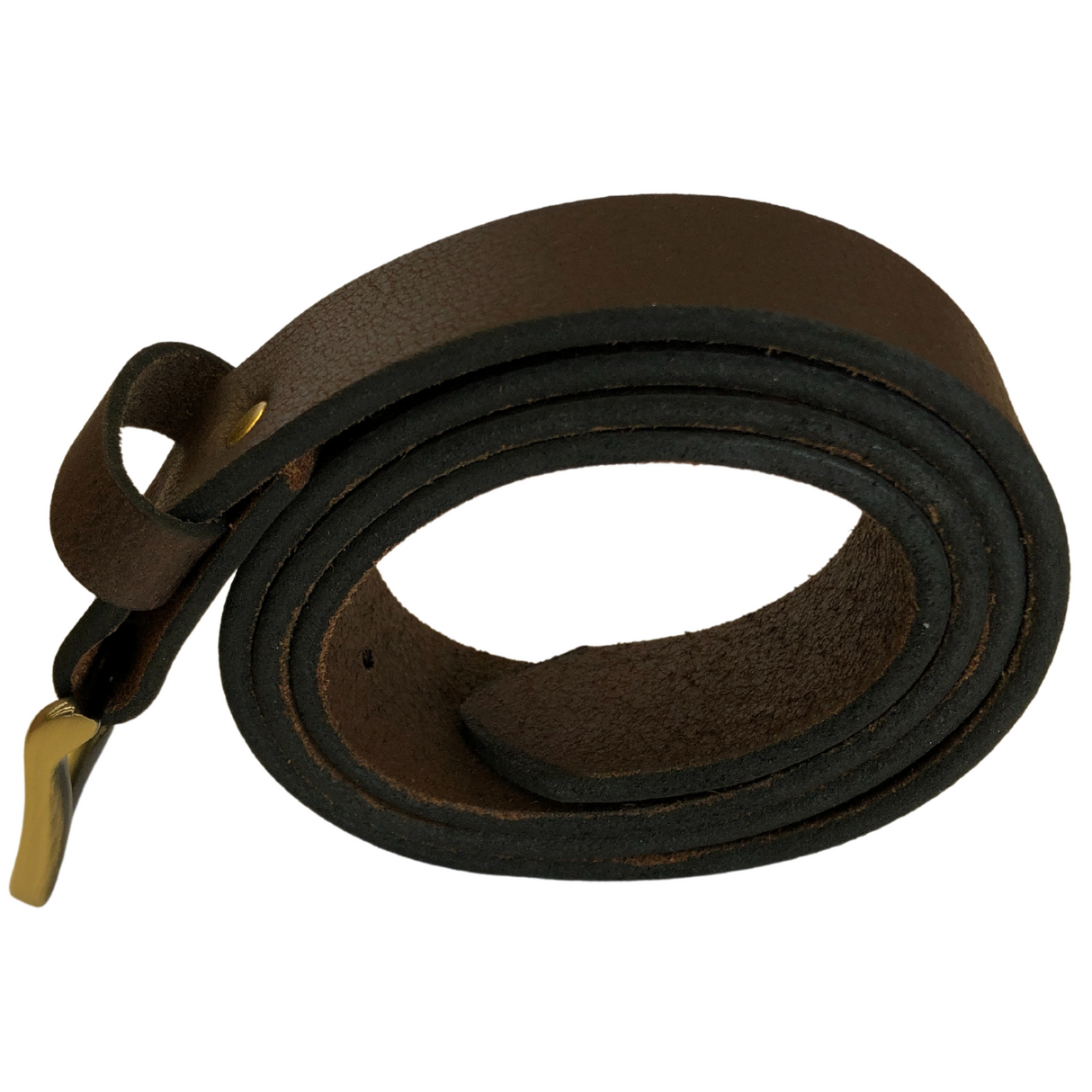 Mens Genuine Full Grain Leather Belt Made in Australia in Brown