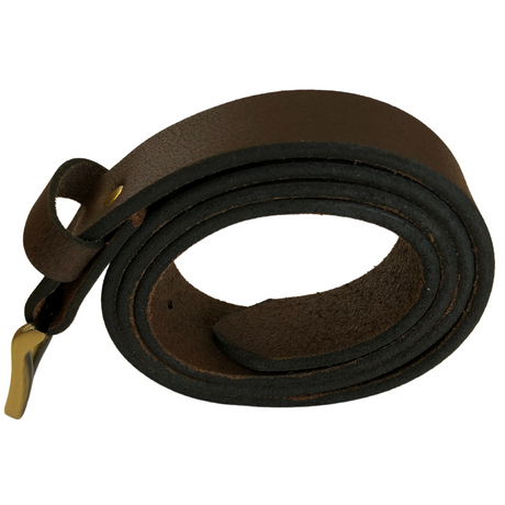 Mens Genuine Full Grain Leather Belt Made in Australia in Brown