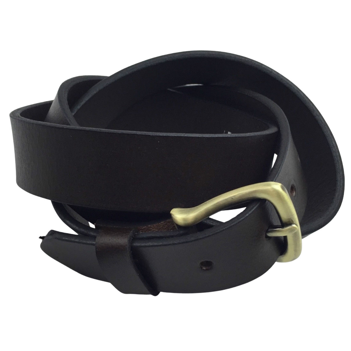 Mens Genuine Full Grain Leather Belt Made in Australia in Brown