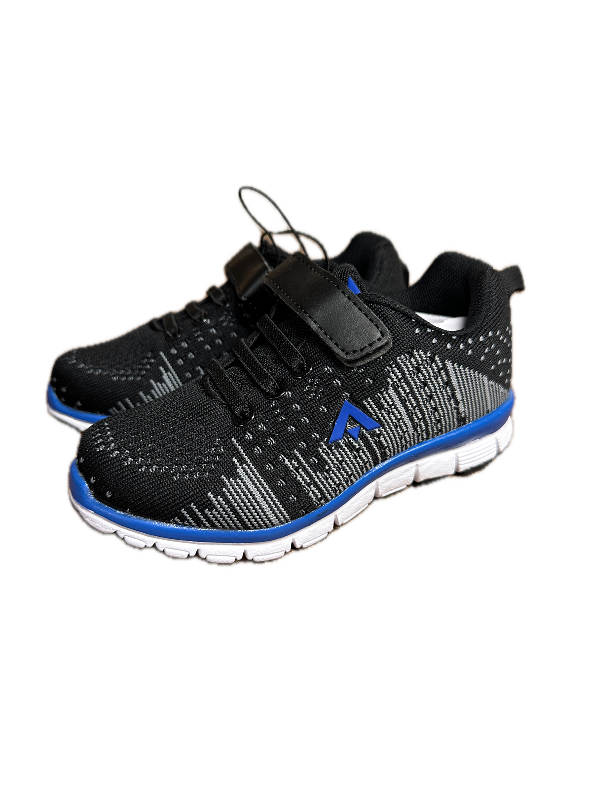 Aerosport Boost Junior Kids Running Shoes - Black/Royal Blue (Sneakers/Runners)